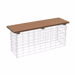 Description générale Notre banc en gabion est idéal comme siège dans le jardin ou dans les locaux d'entreprise. Son caractère ...