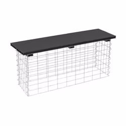 Description générale Le banc en gabion est idéal pour le jardin ou les espaces extérieurs d'entreprise. Sa conception en gabi ...