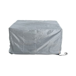 Housse de protection pour salon de jardin en polyester gris 241x184x92 cm