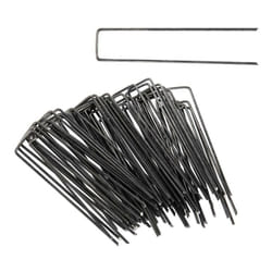 Piquet de jardin de fixation toile de paillage 150 x 25 mm en acier x 50