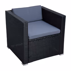 Description générale Cette magnifique chaise longue en polyrotin tissé apporte une atmosphère enchanteresse à toute ambiance. ...