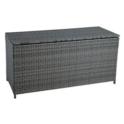 Estexo - Coffre de rangement extérieur en polyrotin 114 x 54 x 64 cm gris