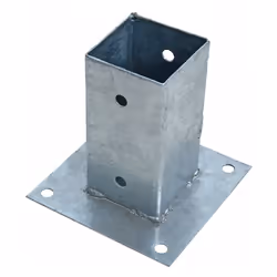 Les douilles à visser sont idéales pour fixer les poteaux carrés et les poteaux de clôture sur un sol dur comme le béton. La  ...