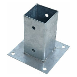 Estexo - Manchon à visser Manchon de poteau Support de poteau Manchon de terre 81x150 mm