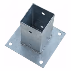 Les douilles à visser sont idéales pour fixer les poteaux carrés et les poteaux de clôture sur un sol dur comme le béton. La  ...