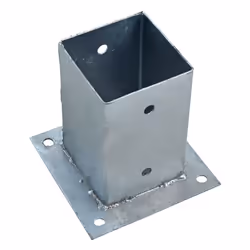 Les douilles à visser sont idéales pour fixer les poteaux carrés et les poteaux de clôture sur un sol dur comme le béton. La  ...