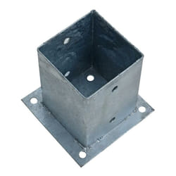 Manchon à visser Manchon de poteau Support de poteau Manchon de terre 121x150 mm