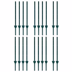 Nos piquets de clôture sont idéaux pour fixer un grillage hexagonal ou un fil de volière. L' extrémité légèrement pointue per ...