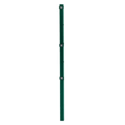 Poteau pour clôture à double treillis 130 cm ral 6005 clôture de jardin