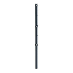 Poteau pour clôture à double barre 130 cm ral 7016 clôture de jardin