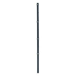 Poteau pour clôture à double barreaux 170 cm RAL 7016 Clôture de jardin