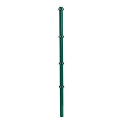 Poteau d'angle pour clôture à double barreaux 170 cm ral 6005 clôture de jardin