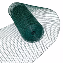 Ce treillis métallique galvanisé et à revêtement vert est particulièrement robuste. Le treillis métallique a une maille de 25 ...