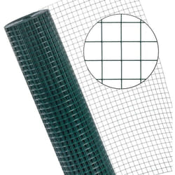 Fil de fer pour volière 4 angles 1x10 m cage 25x25 mm grillage pour clôture vert