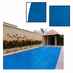 Notre feuille solaire est le moyen le plus économique de chauffer votre piscine. Les coussins d' air stockent la chaleur plus ...