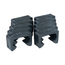 Estexo - 10 Clips de meubles de jardin en plastique noir