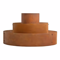 Description générale Notre pyramide de plantes en acier Corten est idéale pour cultiver des herbes et des fleurs. Elle peut ê ...