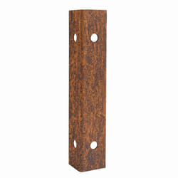 Estexo - Raccord d'angle pour bordure de jardin en acier Corten 18 cm