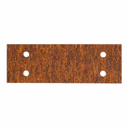 Connecteur pour notre bordure de pelouse en acier Corten pliable et résistant aux intempéries qui s' intègre harmonieusement  ...