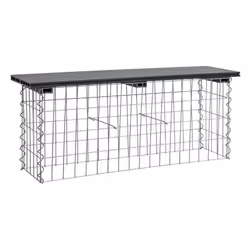 Notre banc en gabion convient parfaitement comme siège dans le jardin ou dans les locaux de l' entreprise. Le caractère natur ...
