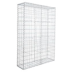 Estexo - Gabion à pierres en métal galvanisé 100 x 200 x 30 cm