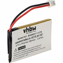 vhbw - the clever way - Batterie de rechange de haute qualité avec une grande autonomie et compatible avec votre casque audi  ...
