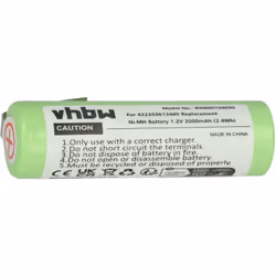 vhbw - the clever way - Batterie de rechange de haute qualité avec une grande autonomie et compatible avec votre rasoir ou to ...