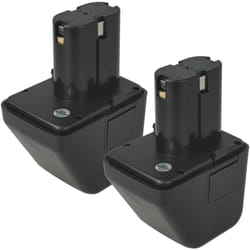 vhbw 2x Batterie compatible avec Gesipa Accubird, Firebird, Powerbird outil électrique, outil de pose pour rivets aveugles (3000 mAh, NiMH, 12 V)