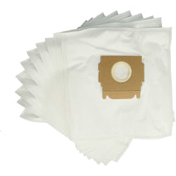 Vhbw - 10x Sacs compatible avec Moulinex Power Class cl 6, cl 7 aspirateur - microfibres non tissées, 29cm x 20,5cm, blanc