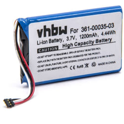 Vhbw - Batterie compatible avec Garmin Edge Touring, Touring Plus, 800, 810 gps, appareil de navigation (1200mAh, 3,7V, Li-polymère)