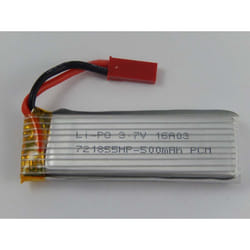 vhbw 1x Batterie compatible avec Wltoys V959, V222, V949, U959, V212 drone (500mAh, 3,7V, Li-polymère)