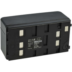 vhbw Batterie compatible avec Pentax R-100X, R-200X, R-202N, R-300X, R100, R200, R225N, R300 outil de mesure (4200mAh, 6V, NiMH)