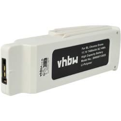 Vhbw - Batterie compatible avec Chroma C-Go3 4K, ST-10+, Camera Drone drone (7400mAh, 11,1V, Li-polymère)