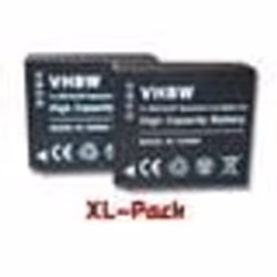 vhbw 2x Batterie compatible avec Panasonic Lumix DMC-TZ96 DMC-TZ90 DMC-ZS100 DMC-TZ91 DMC-TZ96 DMC-TZ96D appareil photo