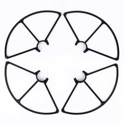 vhbw 4x Protecteurs dhélice compatible avec Yuneec Q500 Q500 4K Q500+ Q500G drone noir