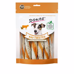 Dokas Kau-Twister, Friandises, Chien, Adulte, Bœuf, Poulet, Tripes, 200 g