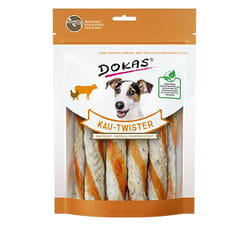 Dokas Kau-Twister Chien Friandises Bœuf, Poulet, Tripes 200 g
