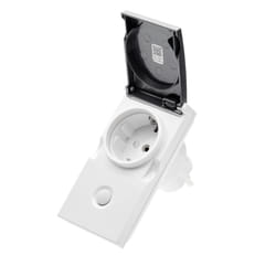 Z-Wave POPE700397 adaptateur prise d'alimentation Type F Blanc