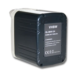 Vhbw - Batterie compatible avec Makita BTW200WAE, DK2401HF, DK2402HF, DK2403HF, DK2404HF outil électrique (1500 mAh, NiMH, 24 v)
