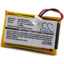 Vhbw - Batterie compatible avec Sony DR-BT22IK, DR-BT22G, BT-22, DR-BT22, BT22 casque audio, écouteurs sans fil (350mAh, 3,7V, Li-polymère)