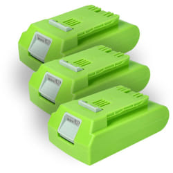 Vhbw - 3x Batteries compatible avec Powerworks 32CM P24LM32, P24AB, P24ST outil électrique (2000 mAh, Li-ion, 24 v)