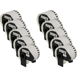 Vhbw - 10x Etiquettes en rouleau Sticker premium 62mm pour Brother P-Touch QL-650TD, QL-700, QL-710, QL-710W, QL-720, QL-720NW comme DK-44205.