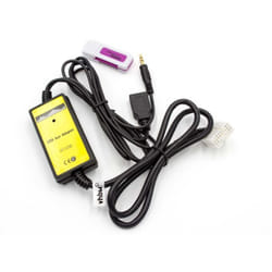 Vhbw - Câble adaptateur aux usb pour radio de voiture compatible avec Honda de l'année de fabr. 2002-11 Fit, City - usb