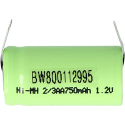 Vhbw - Batterie remplacement pour 2/3AA pour modéle rc (750mAh, 1,2V, NiMH, vert)