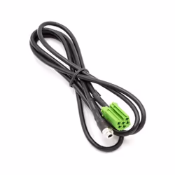 vhbw - the clever way Câble adaptateur AUX Line-In pour connecter votre lecteur MP3 ou smartphone à votre système audio d'aut ...