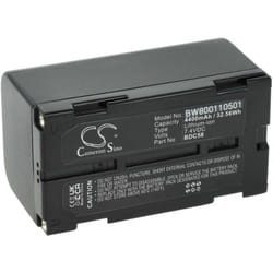 Vhbw - Batterie compatible avec Sokkia LDT520 Laser Digital Theodolite, monmos NET1 200 3D stations outil de mesure (4400mAh, 7,4V, Li-ion)