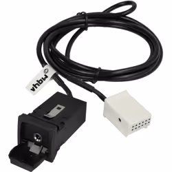 vhbw - the clever way Câble adaptateur AUX Line-In pour connecter votre lecteur MP3 ou smartphone à votre système audio d'aut ...