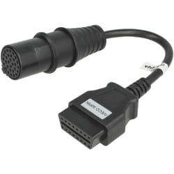 Vhbw - OBD2 Câble adaptateur 30 broches OBD1 à 16 broches OBD2 compatible avec Iveco véhicules, appareils de diagnostic 40cm