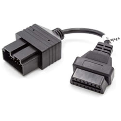 Vhbw - OBD2 - Câble adaptateur 20Pin à 16Pin pour Appareil de diagnostic obd adapté aux anciens modèles Kia - avec connecteur 20Pin