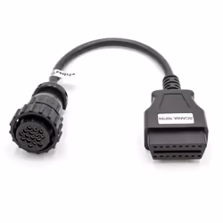 Câble adaptateur compatible pour votre camion. Avec cet adaptateur, vous pouvez connecter l'appareil de diagnostic OBD à votr ...
